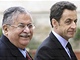 Nicolas Sarkozy se setkal s irckm prezidentem Dallem Talabnm (10. nor 2009)