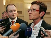 Michal Haek a Anna Prochzkov po jednn koalice Jihomravskho kraje o poplatcch