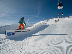 Nejvt snowpark v Itlii na Kronplatzu v Jinm Tyrolsku