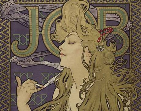 Alfons Mucha: Job (reklamní plakát, 1896)