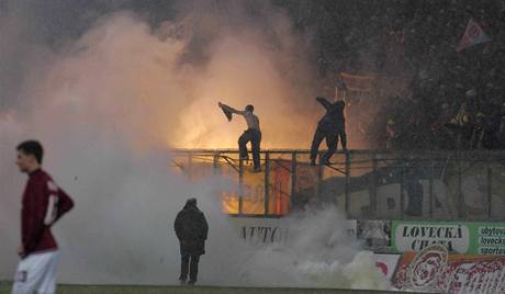 Olomouc - Sparta: ádní fanouk Sparty 