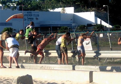 Karibik, Maho Beach na ostrov St Marteen