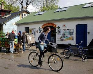 Kodaská tvr Christiania, odkud trojkolka pochází