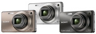 Sony W290 - Bronze, Silver, Black