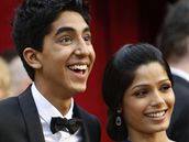 Oscar 2008 - Anil Kapoor, Lev Patel a Freida Pinto