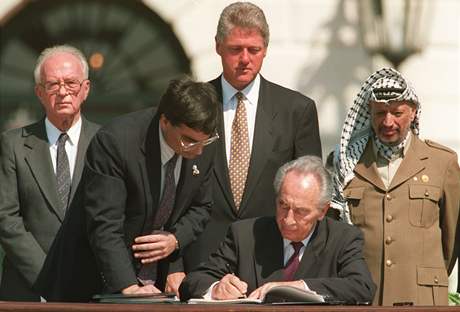 Podpis dohod z Osla v z 1993