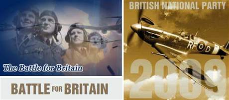 Kolá z webu s kampaní britských nacionalist