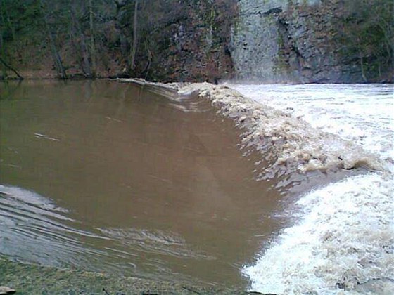 Splav v Podhradí nad Dyjí, 1. bezen 2009