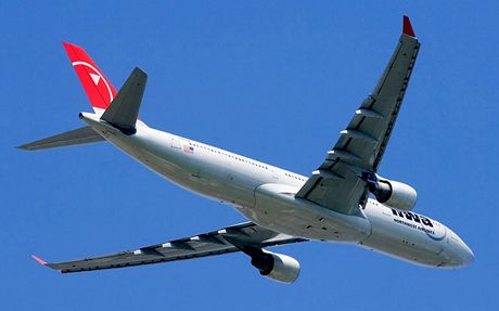 Airbus 330 americké letecké spolenosti Northwest Airlines