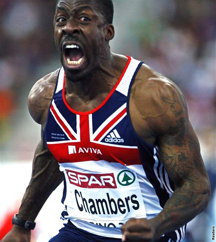Britský sprinter Dwain Chambers