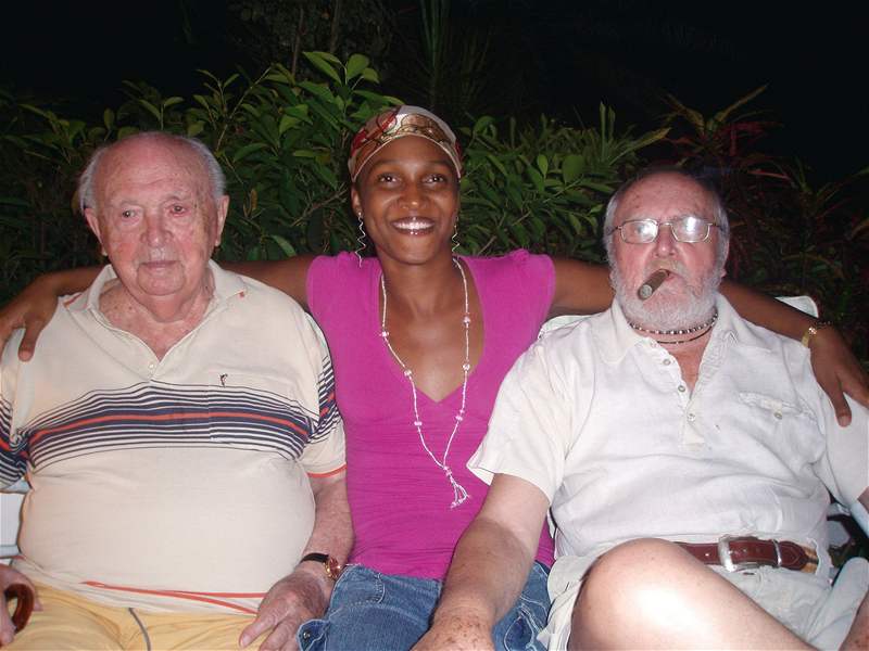 Otakar Vávra s Jitkou Nmcovou, která serveru iDNES.cz poslala fotografie pímo z Barbadosu.