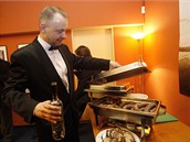 Český lev 2008 - režisér Václav Marhoul na soukromém masovém večírku Český lev 2008 - režisér Václav Marhoul na soukromém masovém večírku