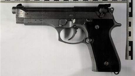 Pistole, kterou Tim Kretscher zastelil 15 lidí.