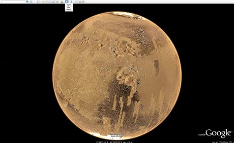 Mars v Google Earth