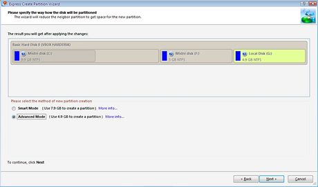 Partition Manager Express II.