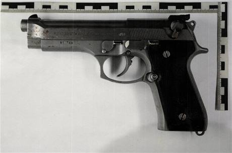 Pistole, kterou Tim Kretscher zastelil 15 lidí.