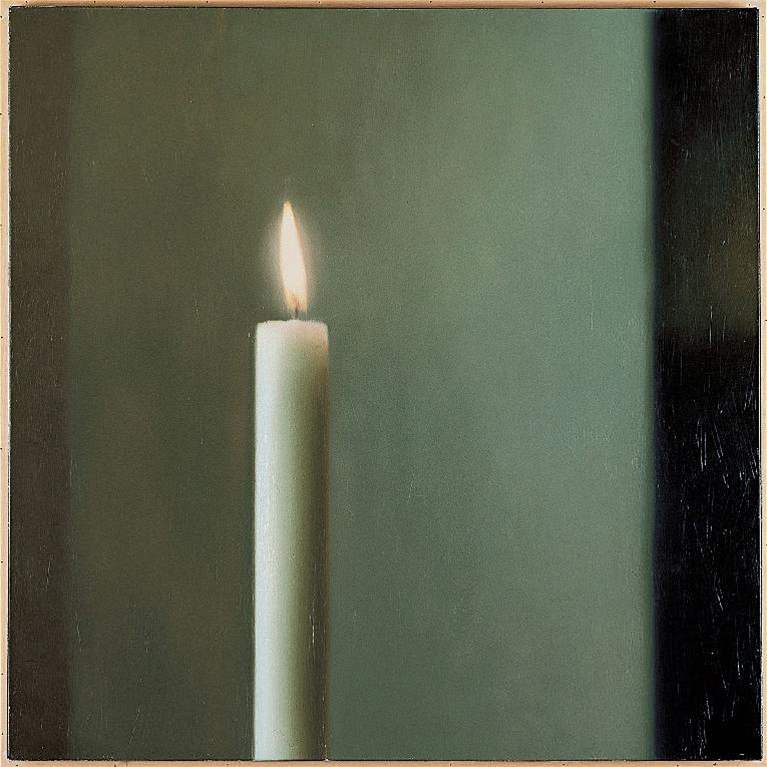 Gerhard Richter. Svíce, 1982, olej na plátn