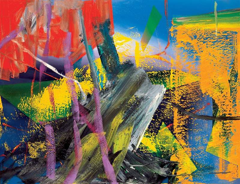 Gerhard Richter. Eule, 1983, olej na plátn
