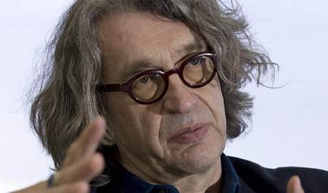 Wim Wenders pi rozhovoru v Praze 