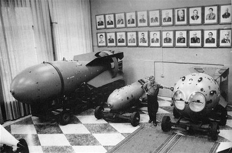 Sovtské atomové bomby v muzeu v Sarov