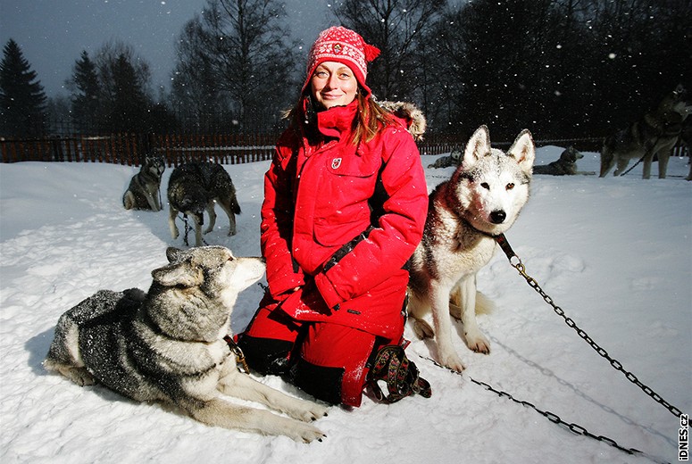 Musherka Jana Henychová se svou "smekou" z Jizerských hor zdolala 1000km závod v Norsku