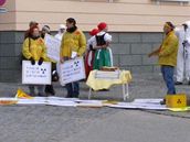 Demonstrace proti jadern elektrrn Temeln