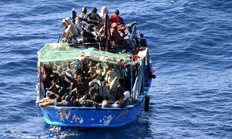 Lod peváející imigranty jsou asto petíené. Ilustraní foto