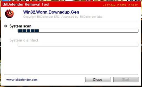 Bit Defender - Downadup removal 1