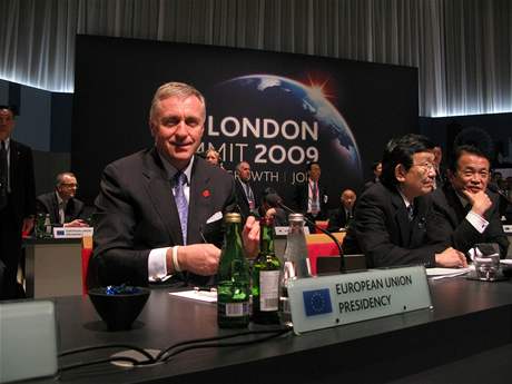 Mirek Topolánek na setkání stát skupiny G20.