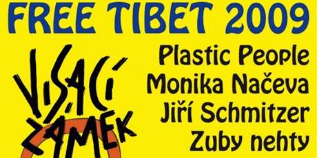 plakát koncertu Free Tibet 2009 (výez)