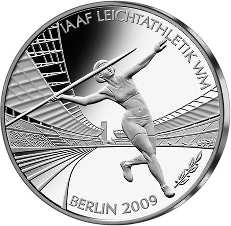 Pamtn mince k atletickmu mistrovstv svta v Berln 2009.