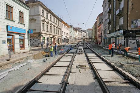 Oprava Husovy a Pekaské ulice v Brn nií podnikání na nich