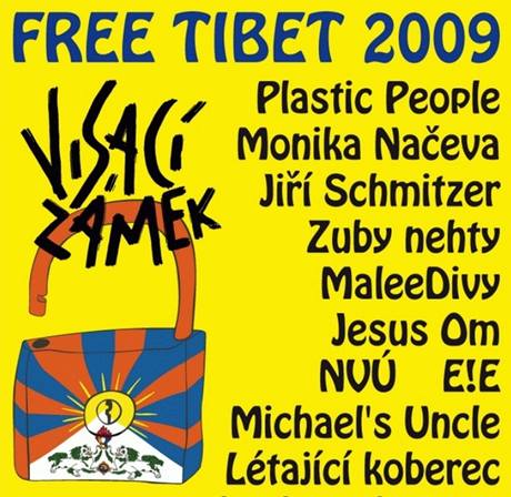 plakát koncertu Free Tibet 2009 (výez)