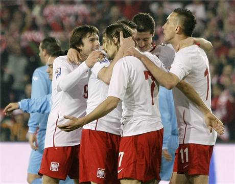 Jeden z deseti gól Polska, které ztrapnilo San Marino.