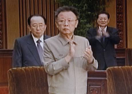 Severokorejský vdce Kim ong-il. Za následníka oznail svého nejmladího syna.