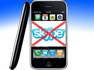 Nmecký T-Mobile zakazuje pouívání Skype na iPhonu