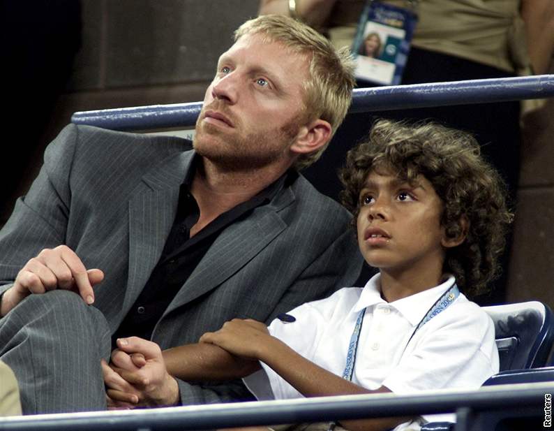 Boris Becker se synem Noahem (2001)