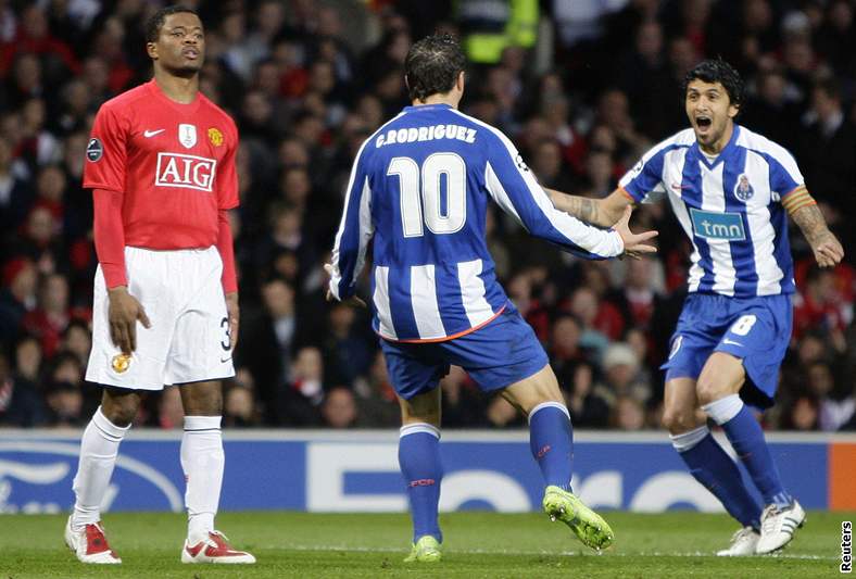 Manchester - Porto: Rodriguez a Lucho se radují