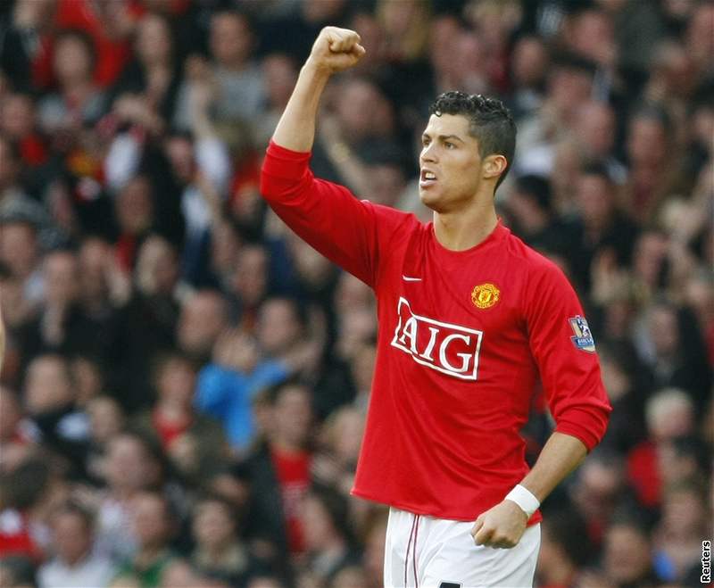 Manchester United - Aston Villa: domácí Cristiano Ronaldo