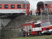 Dnes krátce po sedmé hodině ráno vykolejily tři železniční vagóny mezi brněnským hlavním nádražím a nádražím v Horních Heršpicích. Dnes krátce po sedmé hodině ráno vykolejily tři železniční vagóny mezi brněnským hlavním nádražím a nádražím v Horních Heršpicích.