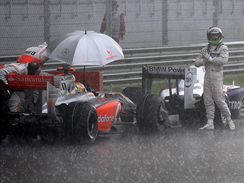 Nick Heidfeld z BMW Sauber v deti