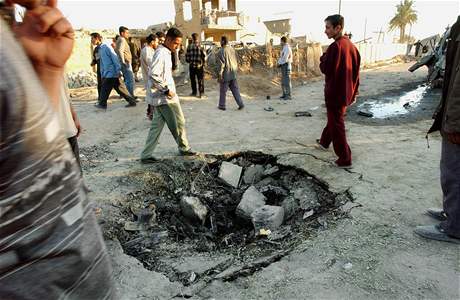 Bombový útok v Iráku. Ilustraní foto.