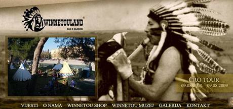 Winnetouland - úvodní stránka