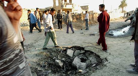 Bombový útok v Iráku. Ilustraní foto.