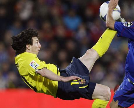 Getafe - FC Barcelona: hostující Lionel Messi