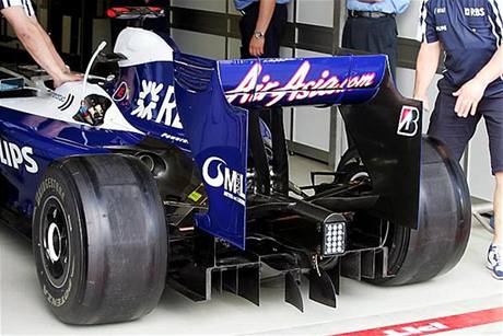 Difuzor monopostu Williams