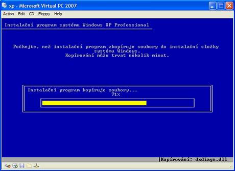 Virtual PC 2007 - Instalace