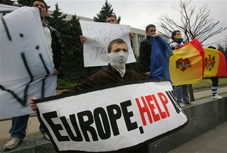 Opoziní protesty v Moldavsku (14. dubna 2009)