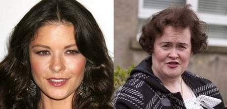 Catherine Zeta-Jones a Susan Boyle