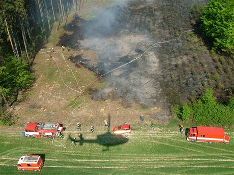 Poár ve Lhotce u Teovic (25. dubna 2009)